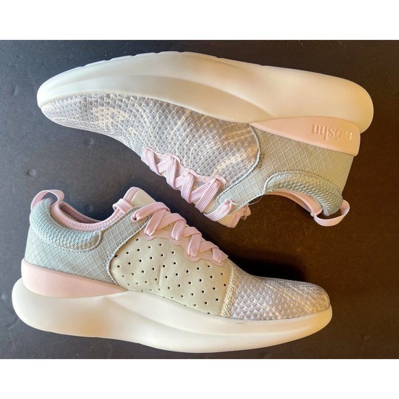 Moshn by Klogs Rhythm Neutral Paint Slip Resistant Cream Gray Pink Shoes 7 M NIB - Picture 4 of 11
